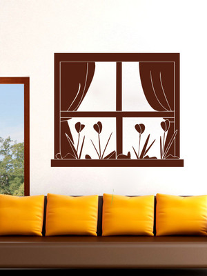 Creatick Studio 55.88 cm Window Wall Decal Self Adhesive Sticker(Pack of 1)