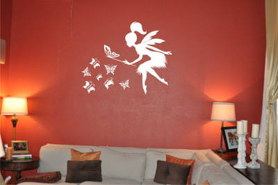

Wall Guru  Adhesive Sticker(Pack of 1, White