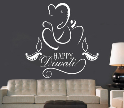 

Vsquare Studio  Wall Sticker Sticker(Pack of 1, White