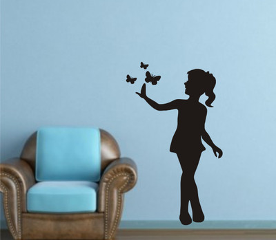 

Smart Wall Guru  Adhesive Sticker Sticker(Pack of 1, Black