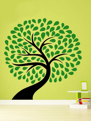 Trends on WALL 62 cm Beautiful Tree Self Adhesive Sticker(Pack of 1)
