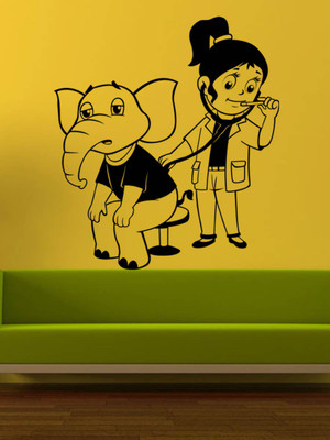 

Trends on Wall  Kids Sticker(Pack of 1, Black