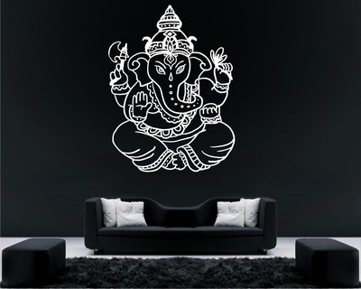 

Heaven Decor1  Self Adhesive Wall Decal Sticker(Pack of 1, White