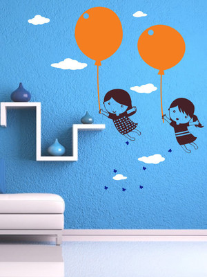 

Trends on Wall  Kids Sticker(Pack of 1, Brown;yellow;white;blue