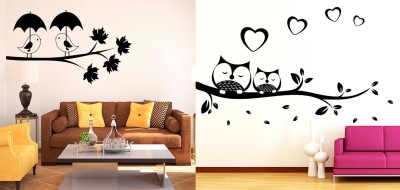 

Vsquare Studio  Wall Sticker(Pack of 2, Black