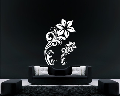 

Wall Guru  Self Adhesive Wall Decal Sticker(Pack of 1, White
