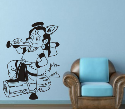 Smart Wall Guru  Sticker Sticker(Pack of 1, Black
