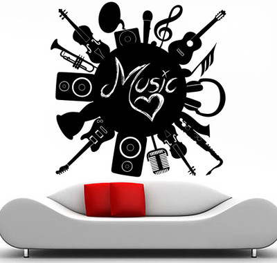 

Vsquare Studio  Wall Sticker Sticker(Pack of 1, Black