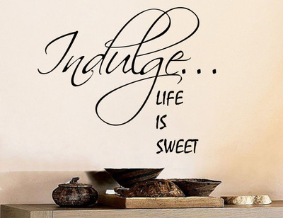 76% OFF on decor kafe Medium Wall Sticker For Bedroom(Pack of 1)