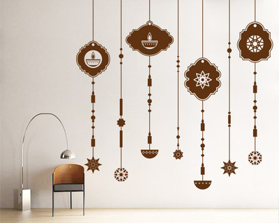 

Wallskart  wall Sticker Sticker(Pack of 1, Brown