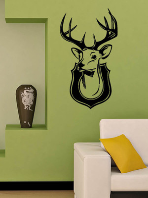 

Trends on Wall  Animal Sticker(Pack of 1, Black