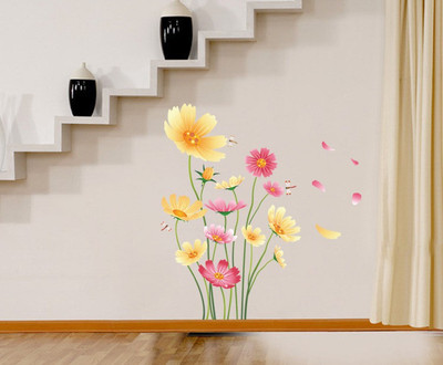Oren Empower Putty Flower Wall Decoration For Bedroom(Multicolor) available at flipkart for Rs.149