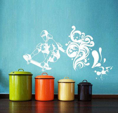Creatick Studio 121.92 cm Abstract Wall Decal Self Adhesive Sticker(Pack of 1)