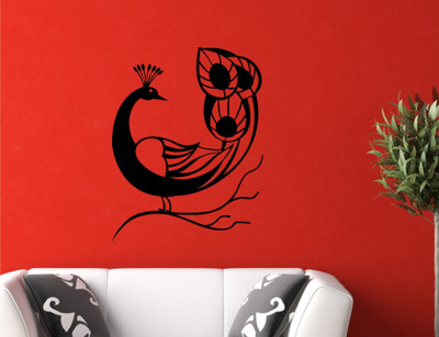 

Wall Guru  Self Adhesive Wall Decal Sticker(Pack of 1, Black