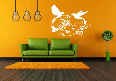 

Wall Guru  Adhesive Sticker(Pack of 1, White