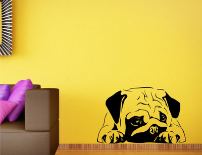 

Wall Guru  Wall Decal&Sticker Sticker(Pack of 1, Black
