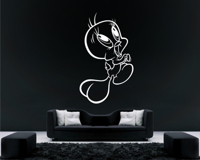 

Wall Guru  Self Adhesive Wall Decal Sticker(Pack of 1, White