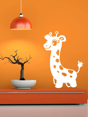 

Trends on Wall  Animal Sticker(Pack of 1, White