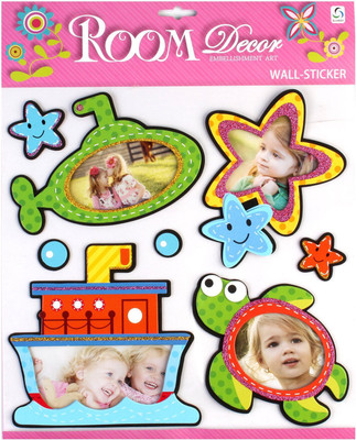 

Sunboy  Kids Room Photo Frame Wall Décor Sticker(Pack of 1, Multicolor