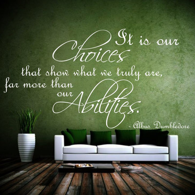 Creatick Studio 121.92 cm My Choice Wall Decal Self Adhesive Sticker(Pack of 1)