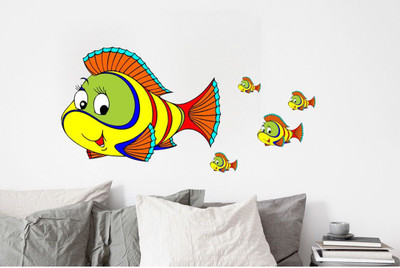 

TMS  wall Sticker(Pack of 1, Multicolor