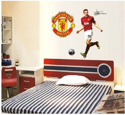 

Oren Empower Robin Van Persie Wall Decor Stickers For Football Fans(110 cm X cm 90, Multicolor)