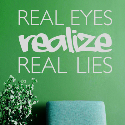 Creatick Studio 121.92 cm REALIZE Wall Decal Self Adhesive Sticker(Pack of 1)