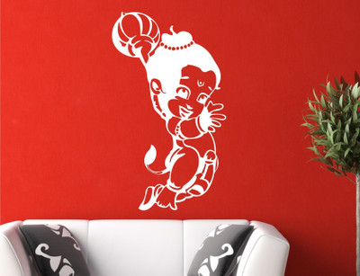 

Wall Guru  Self Adhesive Wall Decal Sticker(Pack of 1, White