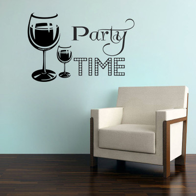 

Decor Wall  Self Adhesive Sticker(Pack of 1, Black