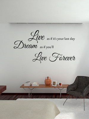 

Trends on Wall Medium Quotes Sticker(Pack of 1)