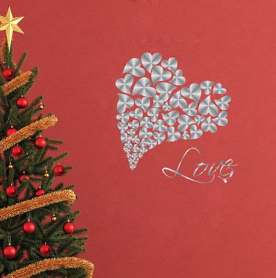 Creatick Studio 71 cm Creatick Studio Love Wall Decal Self Adhesive Sticker(Pack of 1)
