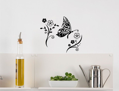 

Wall Guru  Adhesive Sticker(Pack of 1, Black