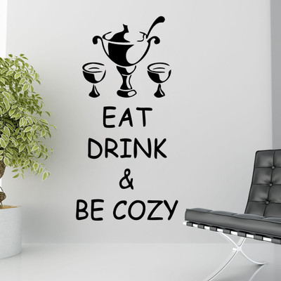 65% OFF on decor kafe Small Wall Sticker For Bedroom(Pack of 1)