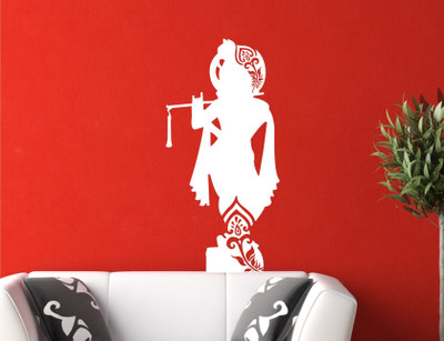 

Wall Guru  Self Adhesive Wall Decal Sticker(Pack of 1, White