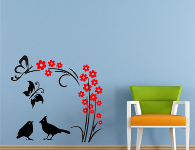 

Wall Guru  Wall Decal&Sticker Sticker(Pack of 1, Black