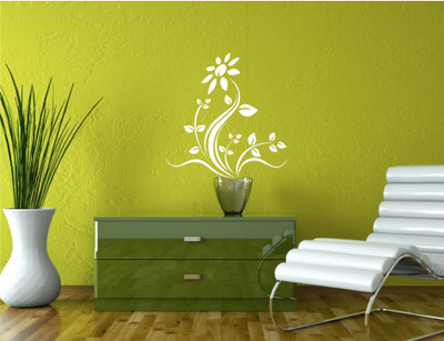 

Wall Guru  Adhesive Sticker(Pack of 1, White