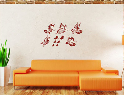 

Wall Guru  Adhesive Sticker(Pack of 1, Brown