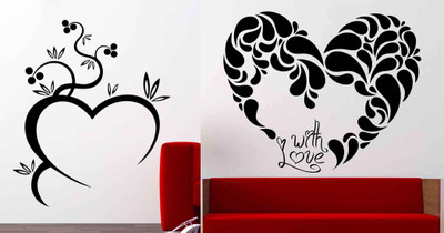 

Vsquare Studio  Wall Sticker Sticker(Pack of 2, Black
