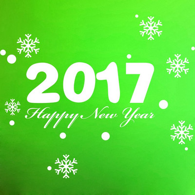 Creatick Studio 121.92 cm New Year 2016 Wall Sticker Self Adhesive Sticker(Pack of 1)
