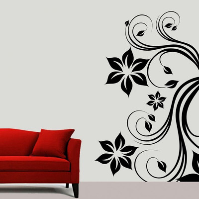 88% OFF on Decor Kafe Medium Wall Sticker For Bedroom Sticker(Pack of 1)