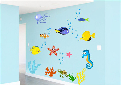 Espcreation 180 cm ESP Creation Fish Aquarium Sticker(Pack of 1)