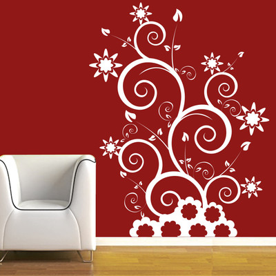 48% OFF on Creative Width Decor Medium Vinyl Sticker Sticker(Pack of 1)