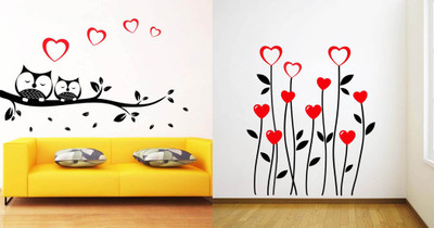 

Vsquare Studio  Wall Sticker Sticker(Pack of 2, Black