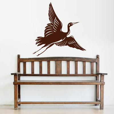 Creatick Studio 121.92 cm Flying Bird Wall Decal Self Adhesive Sticker(Pack of 1)