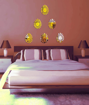

Sehaz Artworks  Decals Sticker(Pack of 6, Gold