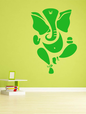 Trends on WALL 86 cm Ganesh ji Self Adhesive Sticker(Pack of 1)