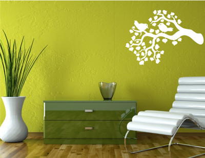 

Wall Guru  Adhesive Sticker(Pack of 1, White