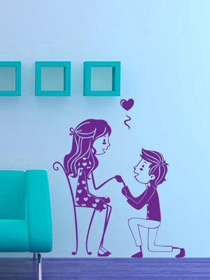 

Trends on Wall  Mix Sticker(Pack of 1, Black