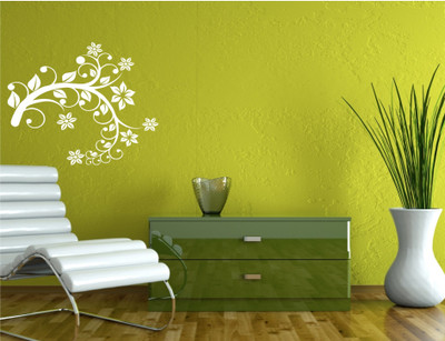 

Wall Guru  Adhesive Sticker(Pack of 1, White