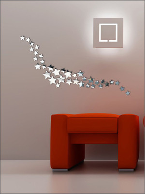

Wall1ders  Acrylic Sticker Sticker(Pack of 1, Silver